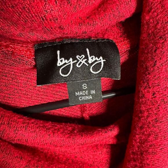 Women's Red by and by Small Cowl Neck Sweater Cozy - Picture 5 of 6